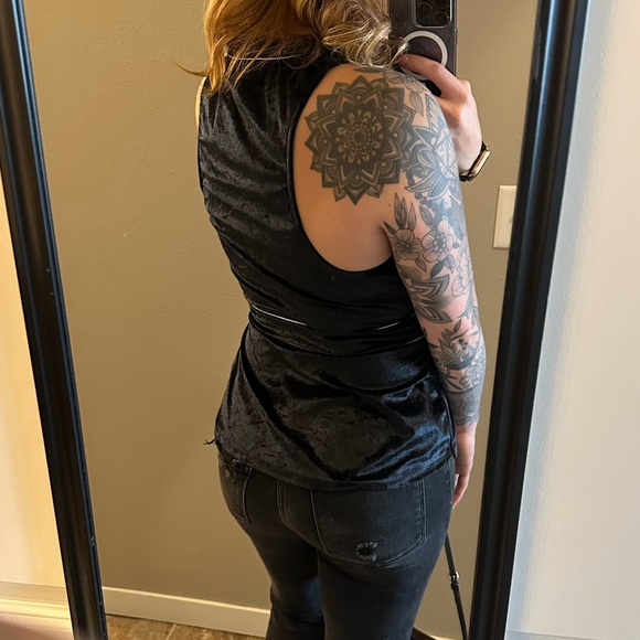 Free People Intimately Velvet Wrap Top - Picture 6 of 6